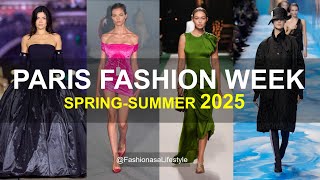 SPRING 2025 🌼 PARIS FASHION WEEK 27 collections fashion trending fashiontrends trendingnow [upl. by Elletnohs]