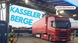 Elektrotrucker 3  Mit dem EScania 800 km durch die Kasseler Berge [upl. by Olsson]