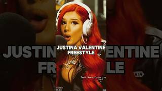 Justina Valentine Freestyle🎤🔥 shorts youtubeshorts eminem freestyle justina mtv wildnout [upl. by Tlevesor]