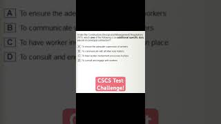 CSCS Test UK  CSCS Card UK 2024 constructionsafety cscscard buildingcareers english exam [upl. by Nivled45]