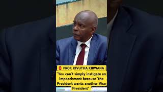 Prof Kivutha Wibwana On Gachagua Impeachment CitizenTV Impeachment DayBreak CitizenDaybreak [upl. by Jaco]