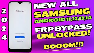 Finally New All Samsung FRP Bypass 2024🔥GOOGLE ACCOUNT UNLOCK  Android 11121314 Without PC [upl. by Quigley]