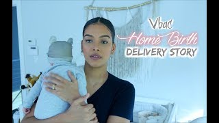 My Home Birth vbac Delivery  drug free [upl. by Liew951]