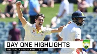 Cummins Khawaja lead Aussie charge  First Domain Test [upl. by Trainer]