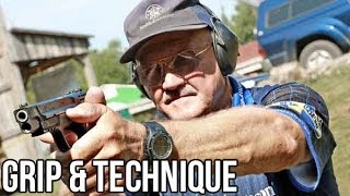 How to shoot a Pistol with world champion shooter Jerry Miculek [upl. by Merrill]