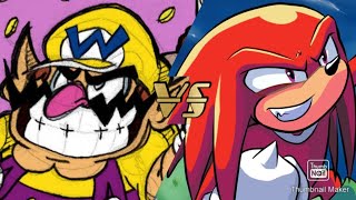 Wario vs Knuckles Reaction Cartoon Fight Club [upl. by Alael]