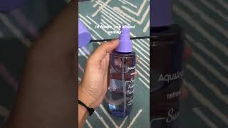 Aqualogica body mist review🫧 feat Sunkissed vanilla🧁 aqualogica bodymist youtube shorts fyp [upl. by Emia]