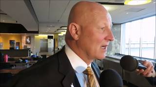 Wyoming Football Coach Craig Bohl On Signing Day 2018 [upl. by Odlanier190]