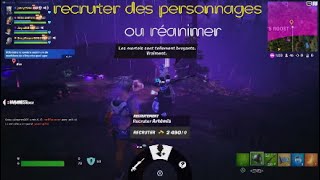 Recruter des personnages ou réanimer des équipes sur Fortnite [upl. by Pittel77]