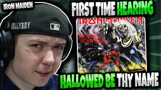 HIP HOP FANS FIRST TIME HEARING Iron Maiden  Hallowed Be Thy Name  GENUINE REACTION [upl. by Ansela]