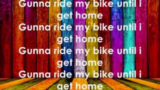 The bike song with lyrics  Mark Ronson [upl. by Ylrebmit450]