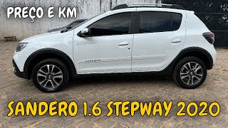 PREÇO E KM SANDERO 16 STEPWAY 2020 [upl. by Mayyahk]