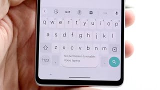 How To FIX Gboard No Permission For Voice Typing [upl. by Annahsohs]