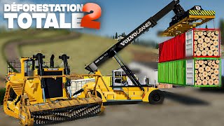 BULLDOZER amp NOUVELLE MACHINE   Déforestation Totale S2 21  Farming Simulator 22 [upl. by Monique]