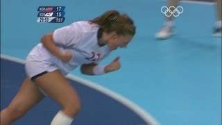 Womens Handball SemiFinal  NOR v KOR  London 2012 Olympics [upl. by Emoraj]