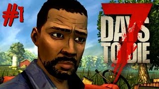 7 DAYS TO DIE  PS4  LEE THE WALKING DEAD [upl. by Htidirem]