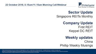 Market Outlook Singapore REITs monthly company updates and weekly updates [upl. by Atena532]