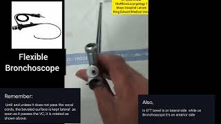 Rigid Bronchoscope Insertion Method  Direct Laryngoscope  Rigid and Flexible Esophagoscope [upl. by Artus]