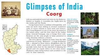 Glimpses of India  Coorg Class 10 Explanation in Hindi by Ajeet Sir [upl. by Vasili714]