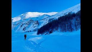 Monte Jafferau  Val Fredda  Freeride  Gopro hero 7 [upl. by Alfonso]