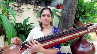 Mannil Indha Kadhal  Materani Chinnadani Telugu   Keladi Kanmani  Veena By Amritha Sudheer [upl. by Akimrej474]