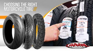 Motorcycle Tires 101 – Choosing the Right Motorcycle Tire [upl. by Backler]