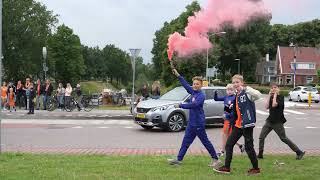 Klazienaveen viert feest na overwinning van het Oranje [upl. by Goldner37]