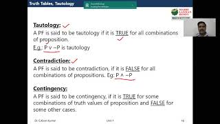 Tautology Contradiction and Contingency definitions [upl. by Emmons]