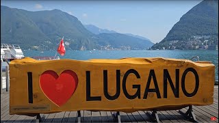 Explore Lugano Switzerland Walking Tour 🇨🇭  City Walk in 4k60fps HDR [upl. by Adle]