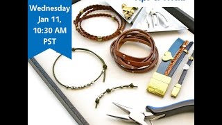 FB LIVE beadshopcom Tricks to Leather [upl. by Molloy]