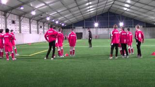 Séance entrainement football  STANDARD LIEGE U13 Travail de coordination U14 [upl. by Loraine]