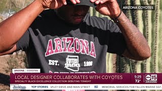 Valley man designs this years Black Excellence Night shirts jersey for the Coyotes [upl. by Rutherfurd]