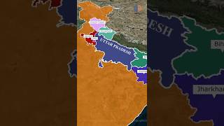 Geography Of Uttar Pradesh india shorts up [upl. by Gans796]