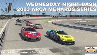 Wednesday Night Dash iRacing ARCA League  Short Track Madness at Irwindale 6 of 10 [upl. by Frederique]