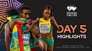 Day 5 Highlights  World Athletics U20 Championships Cali 2022 [upl. by Aruabea604]