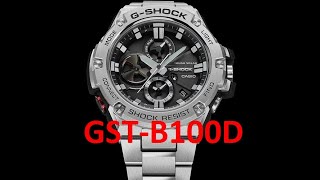 GSTB100D1A GSTEEL СТАЛЬНОЙ GSHOCK [upl. by Aihsetan]