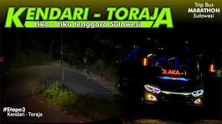 LIKALIKU TENGGARA SULAWESI TIDAK MAINMAIN‼️  Trip Bus Sulawesi Kendari  Toraja with Batutumonga [upl. by Aivul580]