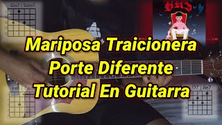 Mariposa  Traicionera  Tutorial  Acordes  Tutorial En Guitarra [upl. by Katleen]