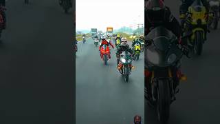 Bike ride group trendingshorts ninjaspeed ninja rider ninjaspeedi h2rshow youtubeshorts [upl. by Laeynad533]