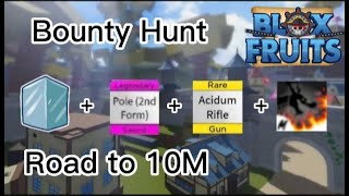 Bounty Hunting With Ice  Pole v2 Acidum Rifle  Dragon Talon Episode 1Blox Fruit [upl. by Anoyk714]