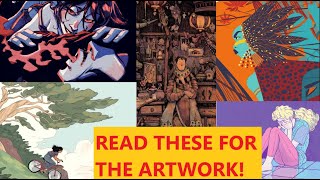 5 GRAPHIC NOVELS TO READ FOR THEIR ARTWORK [upl. by Ilzel]