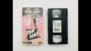 Opening of Top Hat Fred AstaireGinger Rogers 1986 ReIssue VHS [upl. by Thirzi976]