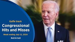 Gaffe track Congressional Hits and Misses [upl. by Prudi]