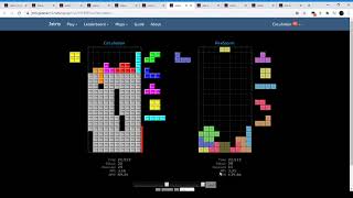 battle of tetris prosFirestorm vs circu1ation on jstris cupFT7 [upl. by Ilohcin875]