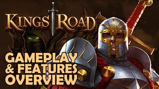 KingsRoad Gameplay amp Features Overview  BrowserBased F2P Action RPG [upl. by Yhotmit]