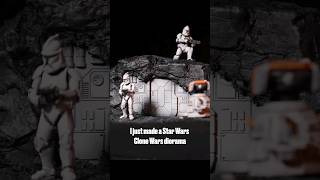 Making a Custom Star Wars Diorama starwars SpringOnShorts [upl. by Aneehsal18]