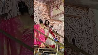 Kajol Slips On Stairs During Sindoor Khela at Rani Mukerji Durga Puja 2024 [upl. by Lupien365]