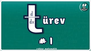 TÜREV 1  Bebek Adımları  Rehber Matematik bebekadımları [upl. by Dor924]