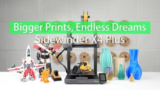 Introducing Sidewinder X4 PlusLarge Build Size Klipper 3D Printer [upl. by Malvie297]