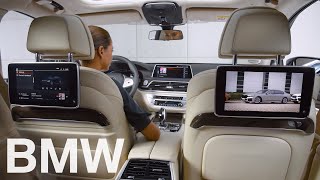 How to use the Rear Seat Entertainment system in your BMW – BMW HowTo [upl. by Karon]